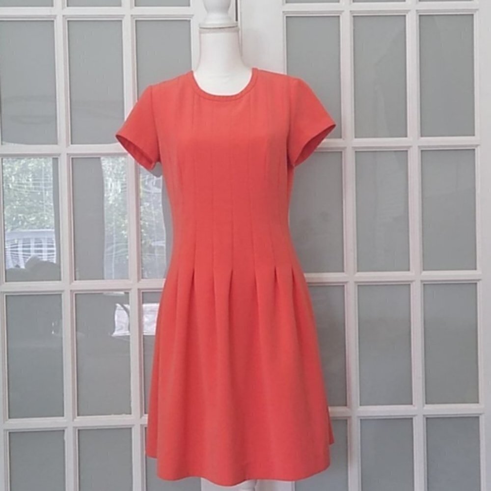 H&M Tangerine/Coral Drop Waist Dress - Picture 3 of 16